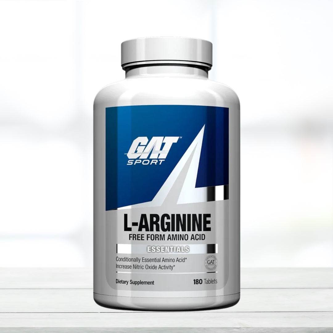 GAT L-Arginine 180 Tablets - Boost Performance | Scan & Verify