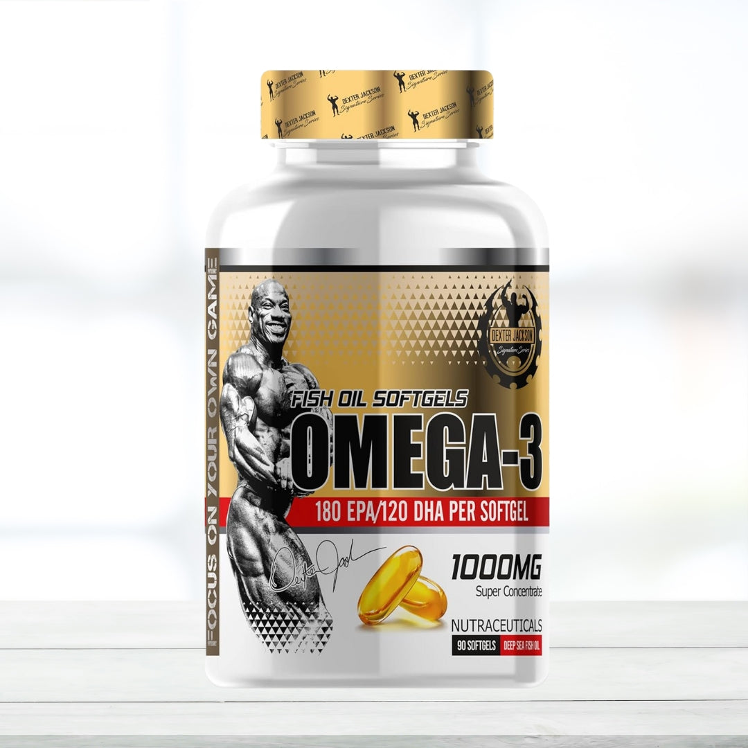 Dexter Jackson Omega-3 Fish Oil 1000mg - 90 Softgels