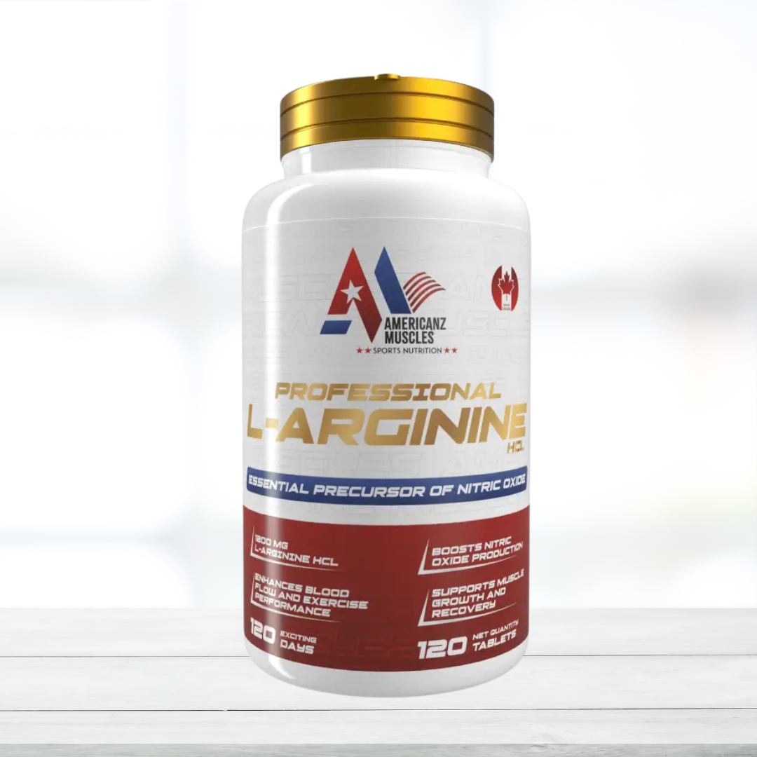 Americanz Muscles Professional L-Arginine Supplement - 120 Tablets