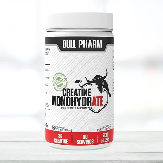 BULLPHARM Micronized Creatine Monohydrate 30Servings 100Gm