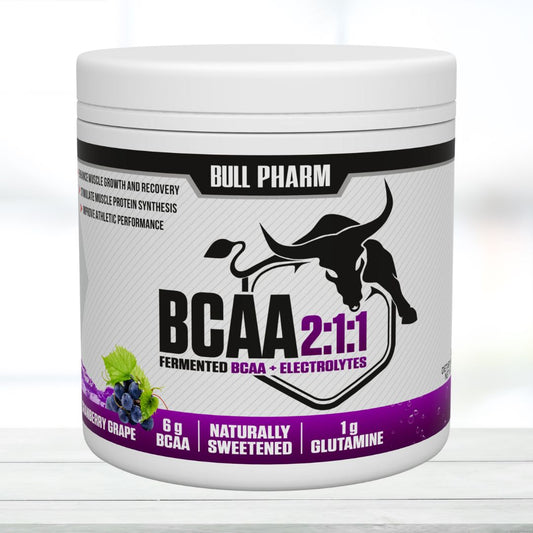 Bull Pharm BCAA 2:1:1  Cranberry Grape 30Servings