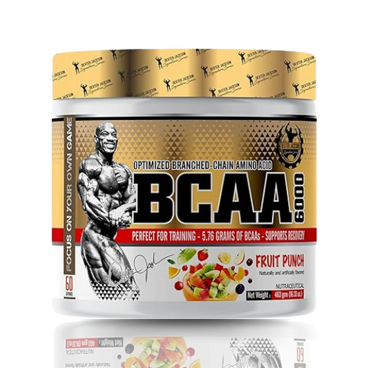 Dexter Jackson BCAA 6000  60 Servings, 463g Fruit Punch Flavor