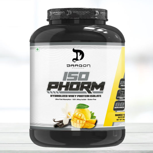 Dragon Pharma Whey phorm– Performance  Whey  Protein Blend 60 Servings Flavor-  Mango Vanilla