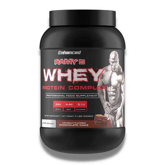 Enhanced RAMY’S WHEY 69 Servings Chocolate Cake Flavor