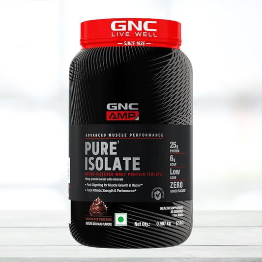 GNC AMP Pure Isolate Zero Carb 2 lbs  (Chocolate)