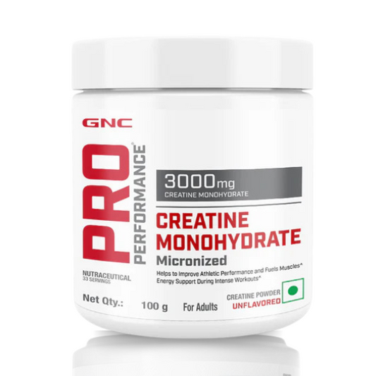 GNC Pro Performance Creatine Monohydrate 100Gm Unflavoured