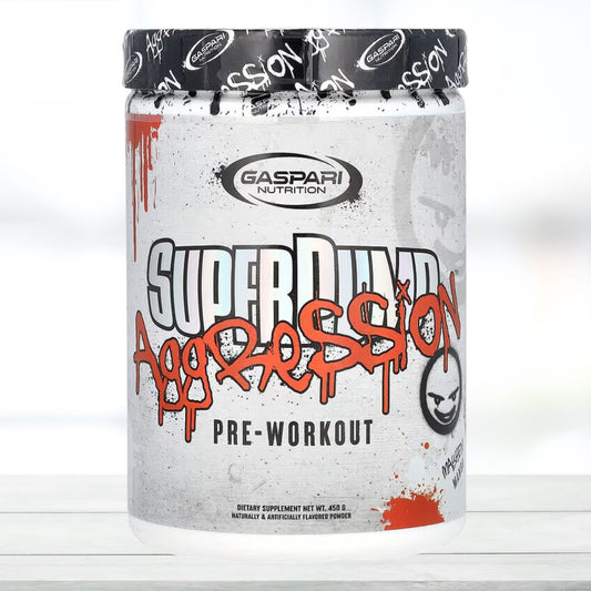 Gaspari Nutrition Super pump Aggression Pre-workout, 25 Servings Orange Furry