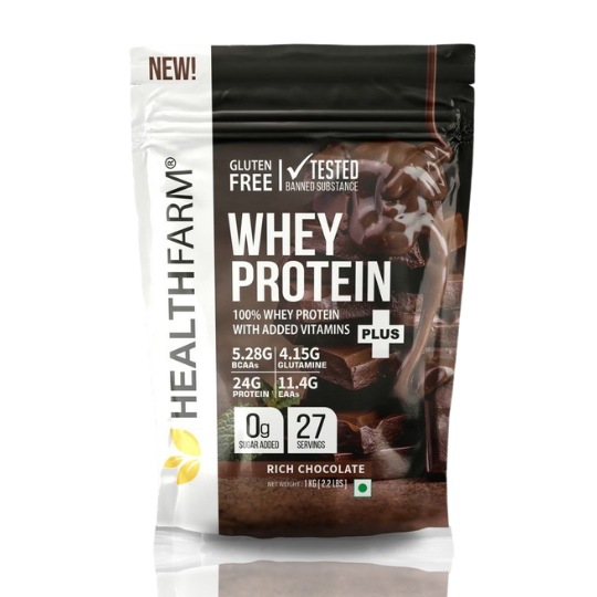 HEALTHFARM Elite Series Whey Protein  (1 kg, RICH CHOCOLATE)