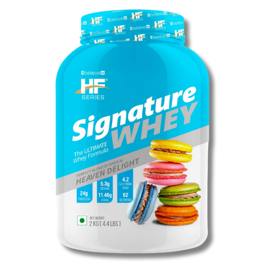 HF Series Signature Whey protein Powder 62 servings 2Kg Flavour- Heaven Delight