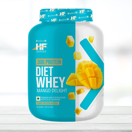 HF Series Whey Protein-Diet Whey lean protein Matrix Whey Protein  (2 kg, Mango  )