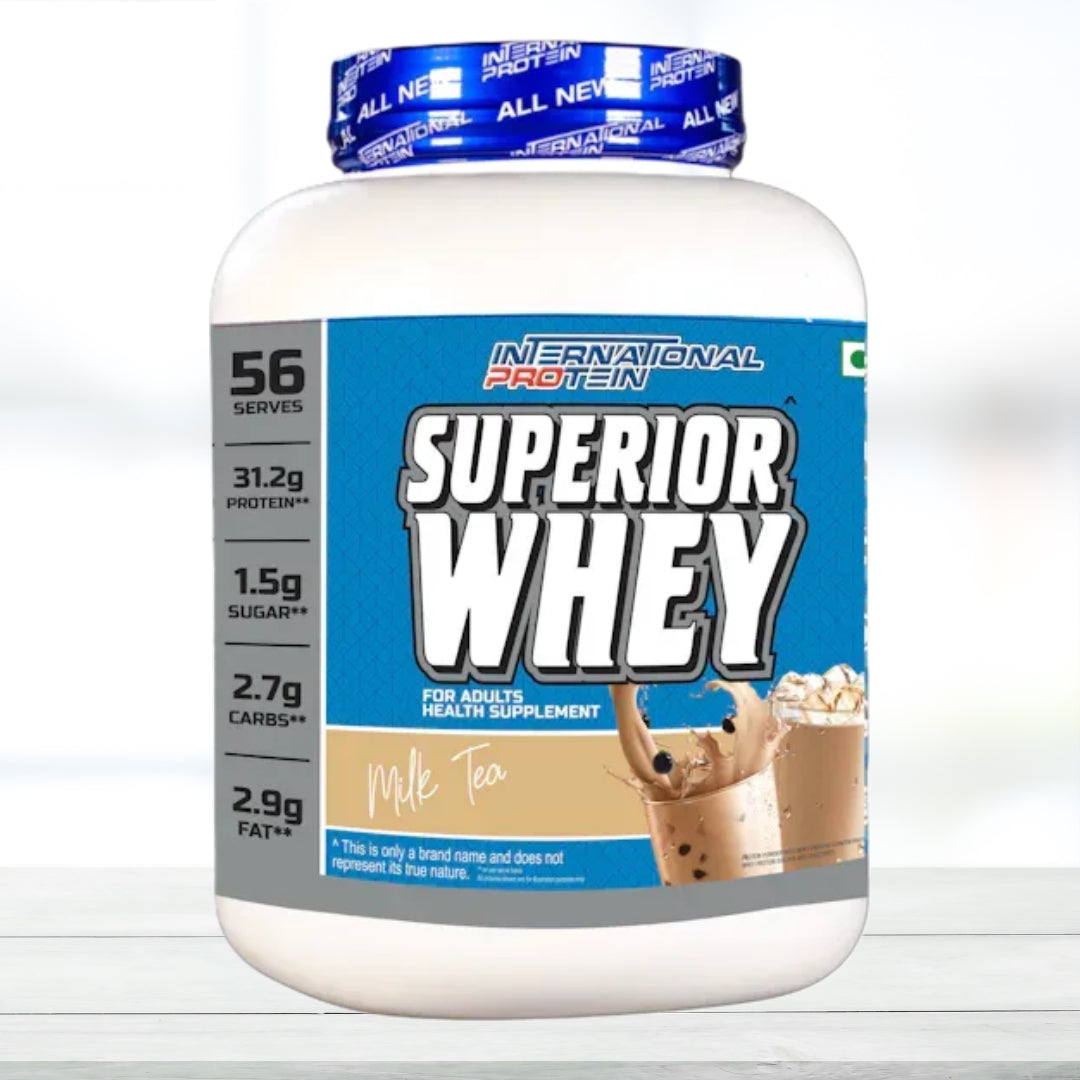 International Protein Superior Whey Milk Tea Flavor, 5 lbs