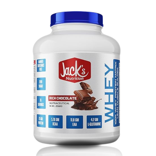 Jack's Nutrition Whey Protein 5lbs 76 Servings