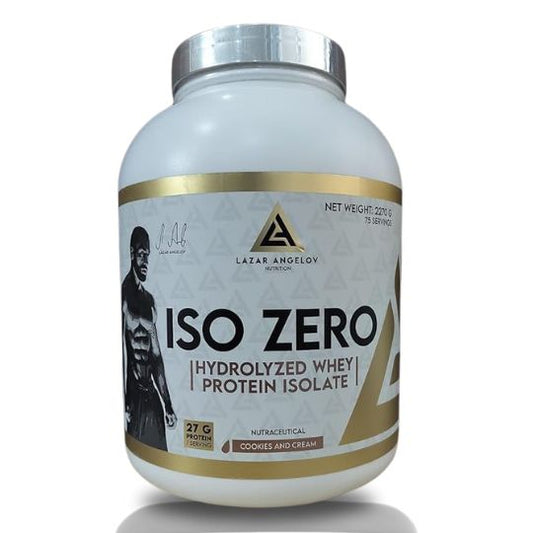 Lazar Angelov Nutrition Iso Zero 5lbs 75 Servings Cookies & Cream Flavor