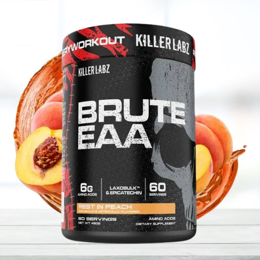 Killer Labz Brute EAA 60 Servings - Rest In Peach Flavor