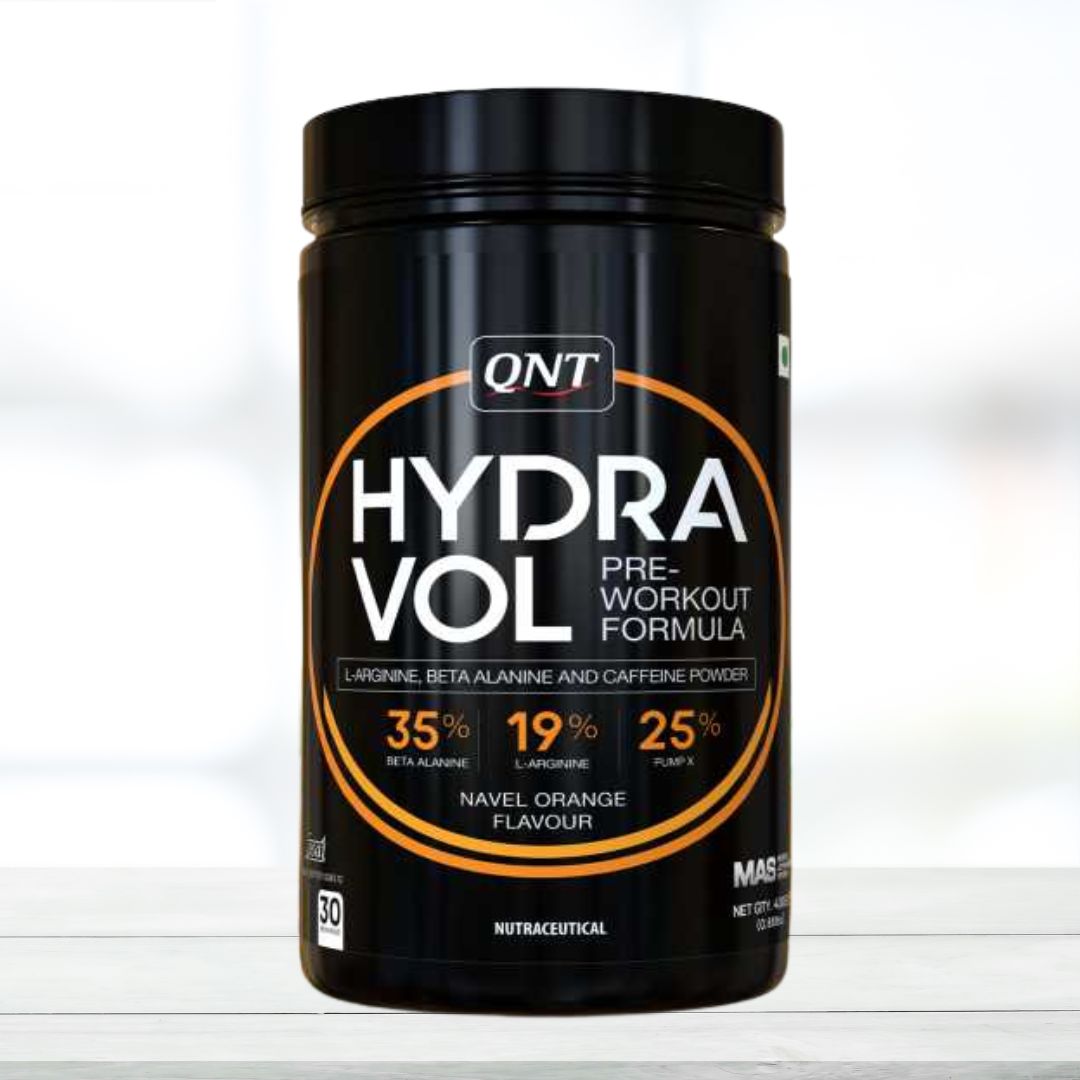 QNT Hydravol Pre-Workout Supplement 400g Orange Flavour 40 Servings