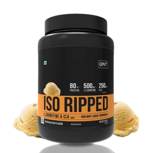 QNT ISO-RIPPED Isolate Protein 1kg KESAR MALAI KULFI Flavor