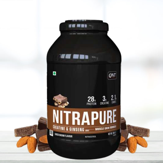 QNT Nitrapure Choco Badam Whey Protein - 2kg