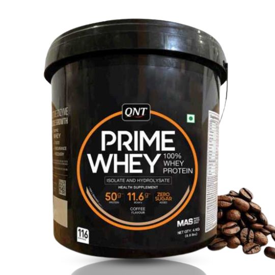 QNT Prime Whey 100% Whey Protein 4kg (Choco Badam)