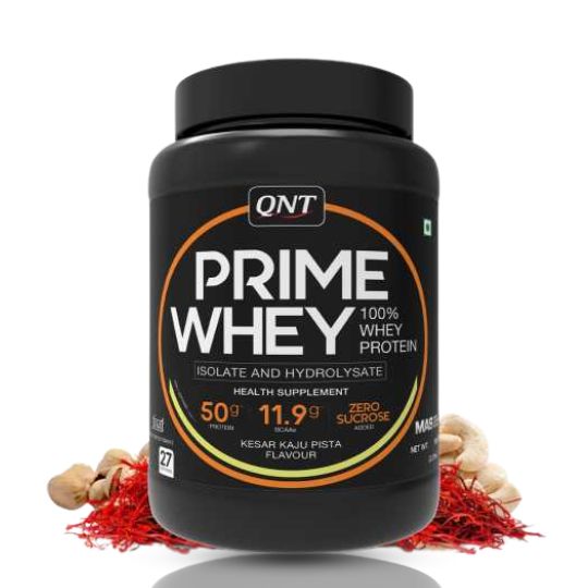 QNT Prime Whey 1 kg, Flavor- Kesar Pista