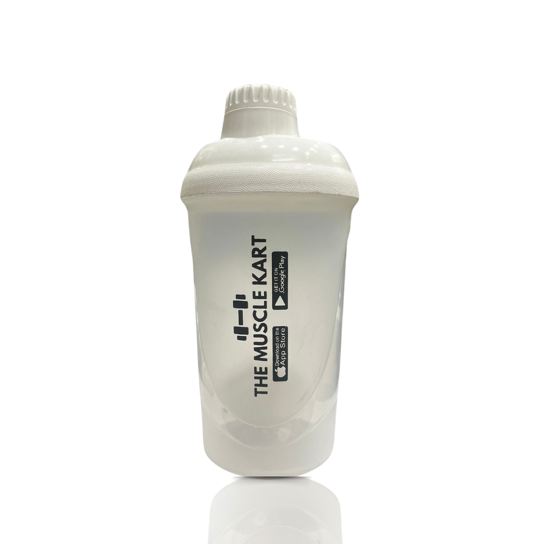 The Muscle kart MI Shaker 600ml White Colour